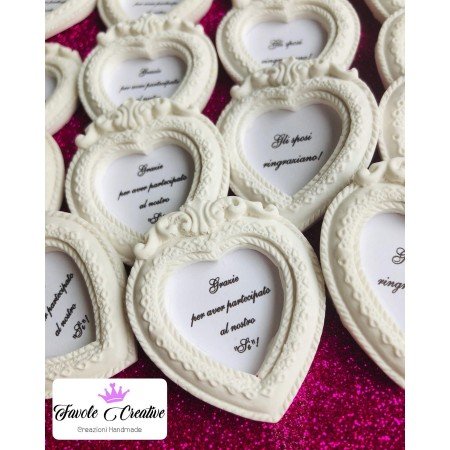 Gessetti profumati CORNICE CON TESTO personalizzato