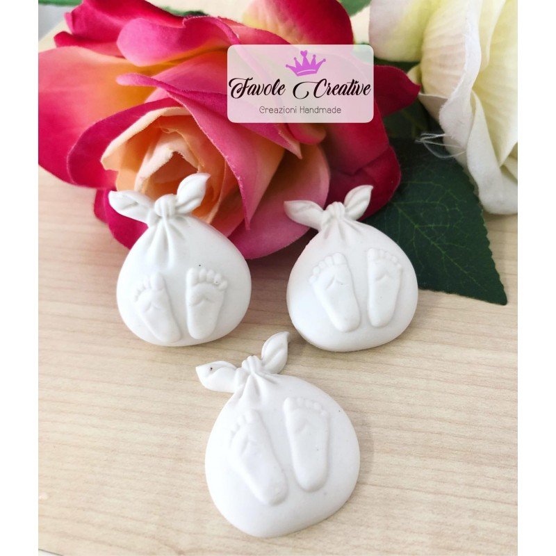 Gessetto profumato PIEDINI SACCHETTO nascita